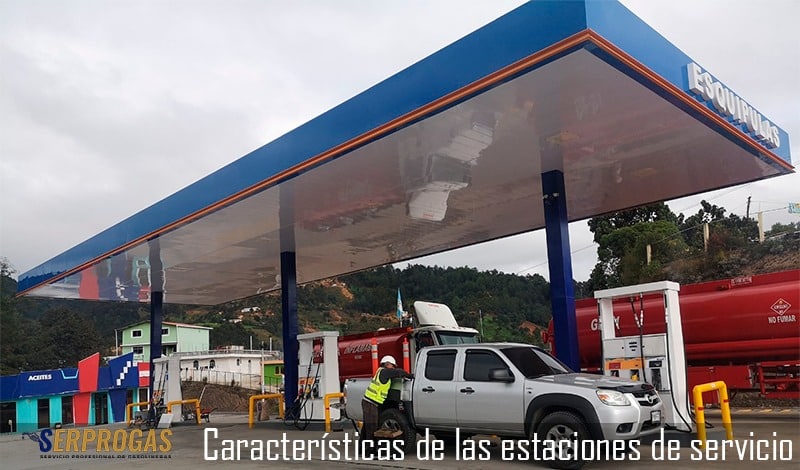 CARACTERÍSTICAS DE LAS ESTACIONES DE SERVICIO | Serprogas