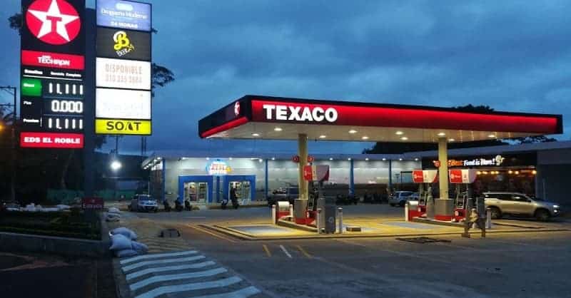 Tipos De Gasolineras - Texaco